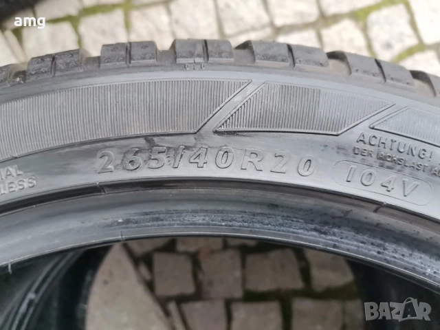 2бр ЗИМНИ гуми DUNLOP SP-WINTER SPORT 3D 265/40/20, снимка 5 - Гуми и джанти - 52673054