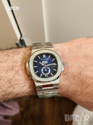 Patek Philippe Naultilus day date автоматичен , снимка 18 - Мъжки - 43644484