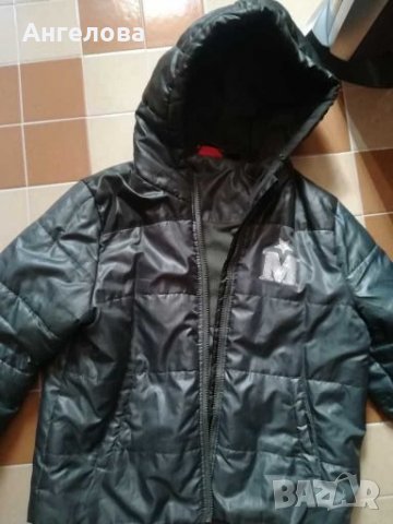 Маслено зелено детско яке