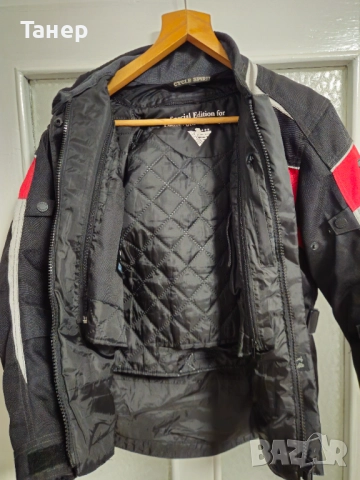 Текстилно мото яке  Cycle Spirit размер 36, снимка 5 - Аксесоари и консумативи - 52448364