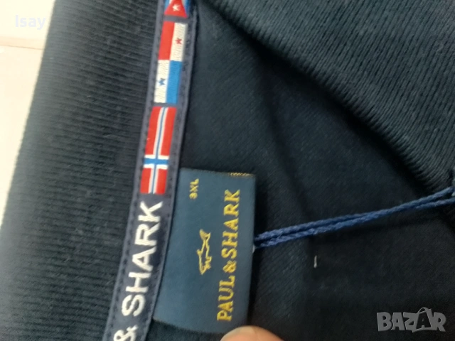 Мъжка тениска Паул Шарк 3ХЛ последен размер в тъмно син цвят , снимка 7 - Тениски - 53169022