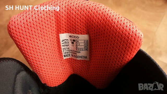 ECCO GORE-TEX размер EUR 34 зимни естествена кожа водонепромокаеми 12-11-S, снимка 13 - Детски боти и ботуши - 53047032