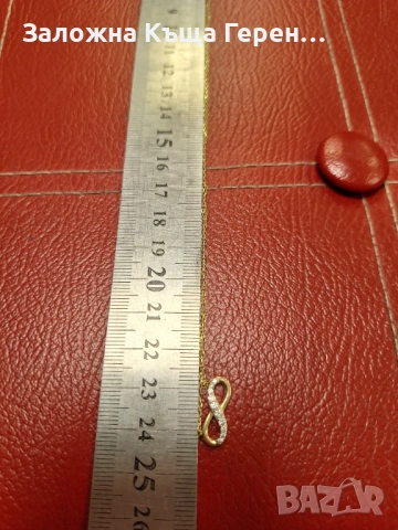 Златно колие 2.04гр.14к, снимка 6 - Колиета, медальони, синджири - 53323776