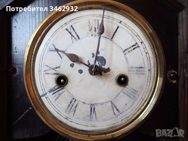 Старинен стенен часовник Junghans, снимка 2 - Антикварни и старинни предмети - 51475192