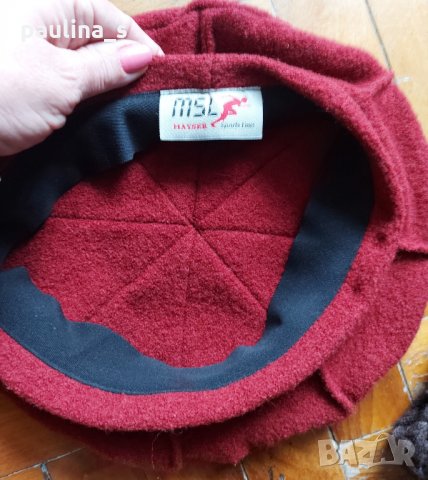 Четири броя / Зимна шапка и плетена лента за глава , снимка 2 - Шапки - 35531280