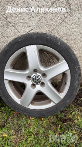 Джанти 5x112 за vw с нови летни гуми, снимка 3 - Гуми и джанти - 52642724