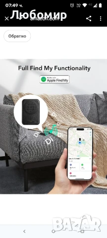 ESR за MagSafe портфейл с функция „Намери ме“, държач за 5 карти, RFID-блокиране, силен магнитен

, снимка 2 - Apple iPhone - 50752424