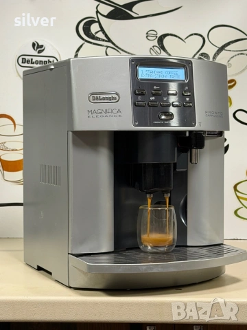 Кафемашина кафе автомат delonghi magnifica Elegance с гаранция, снимка 9 - Кафемашини - 53050389