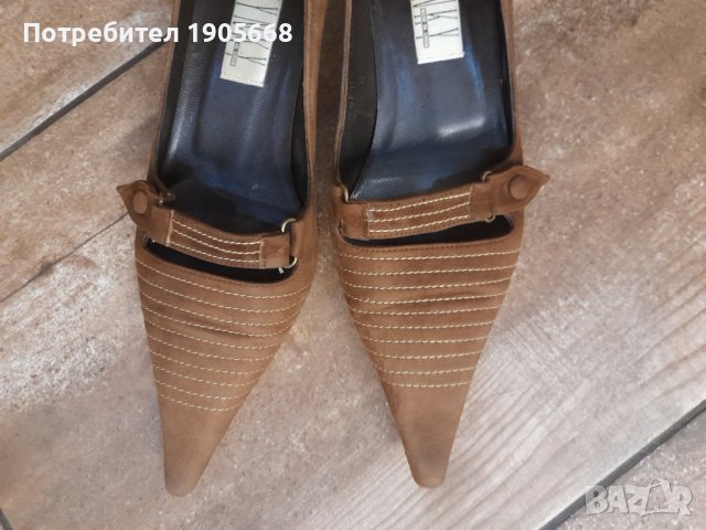 Дамски обувки велур № 38, снимка 2 - Дамски ежедневни обувки - 43380955