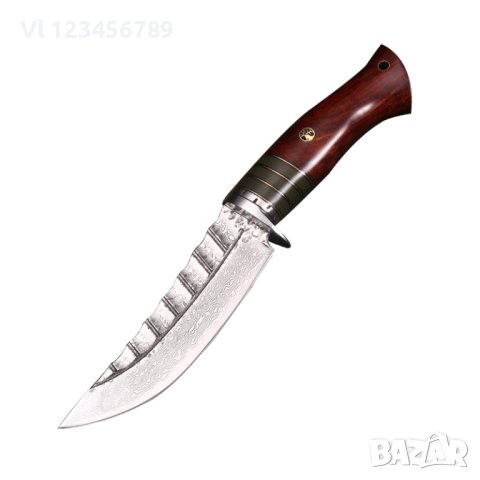 Уникален  ловен нож DRAGON JAP DAMASK - 98х219, снимка 6 - Ножове - 43106570