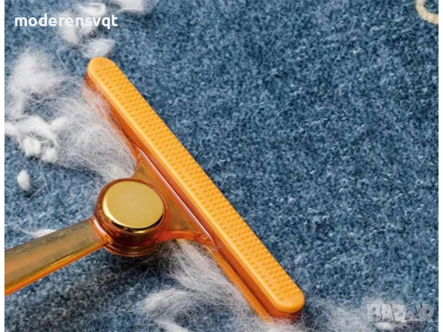 Четка за почистване на котешки и кучешки косми от дрехи и килими двустранна, снимка 3 - Други стоки за дома - 51118525