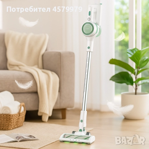 Безжична прахосмукачка Solac Turbobat Power - С HEPA филтър и LED четка, снимка 4 - Прахосмукачки - 51687558