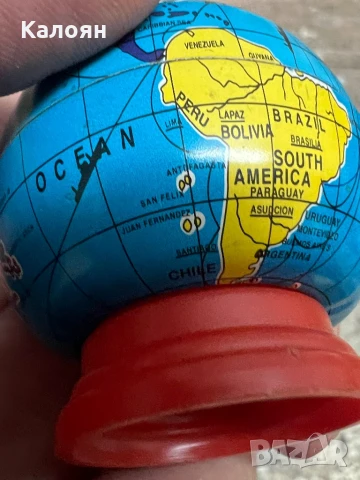 Винтидж острилка във формата на земното кълбо, снимка 5 - Антикварни и старинни предмети - 51112434