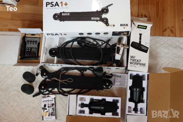 Микрофони, стойки, клавиатури, падове, рекордер, подложка, кабели и др, снимка 2 - Микрофони - 52593661