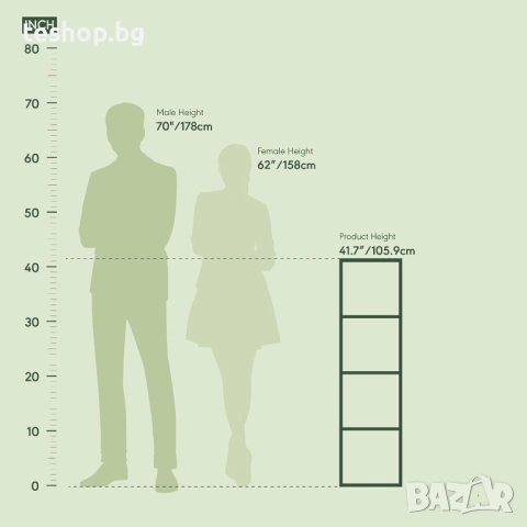 Етажерка с 4 рафта Furinno PASIR етажерка за книги или друго бяла, снимка 2 - Етажерки - 53477389