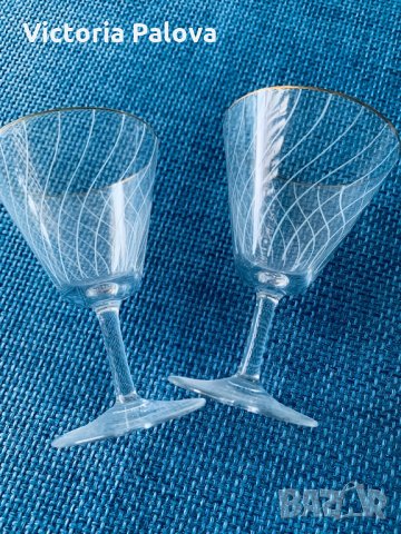 Две тънкостенни чаши за алкохол, снимка 4 - Чаши - 33619571