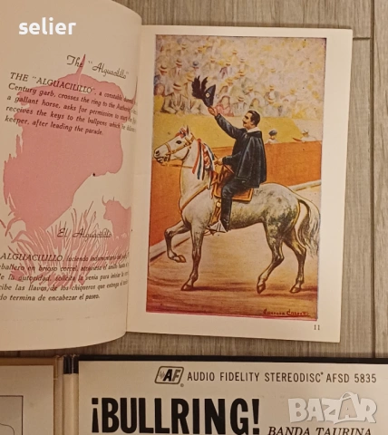 Banda Taurina ‎– ¡Bullring! Music Of The Bull Fight Ring, La Fiesta Brava Издание 🇺🇸 USA 1958г-GAT, снимка 9 - Грамофонни плочи - 53419717