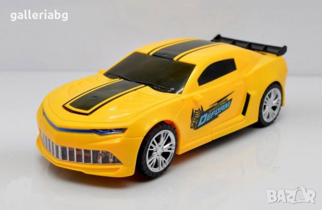 Играчка на робот & кола Chevrolet Camaro - Трансформърс 2в1 (Transformers), снимка 3 - Електрически играчки - 35166469