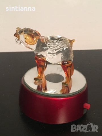 Светещо стъклено куче, снимка 2 - Декорация за дома - 27388345