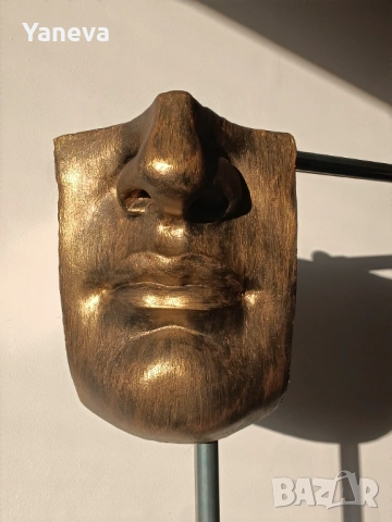 Авторска , абстрактна скулптура, изобразяваща стилизирано човешко лице. , снимка 5 - Статуетки - 53262880