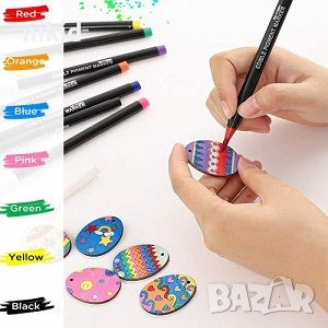 Маркер Флумастер писалка със сладкарска боя хранителен за надпис върху фондан украса бисквитки торта, снимка 3 - Други - 29570567