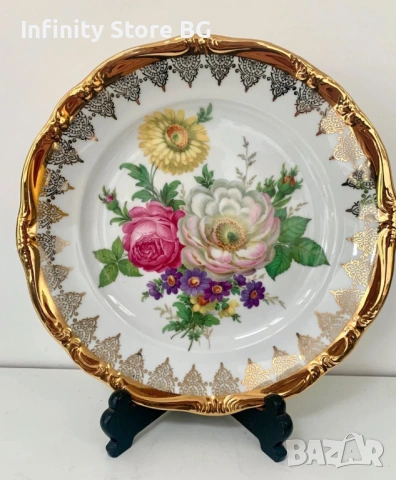 🎨 Gloria Bayreuth Germany – Немска художествена порцеланова красота, снимка 2 - Антикварни и старинни предмети - 53467041