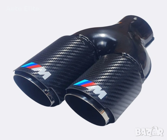 Накрайник за ауспух М POWER карбон двоен