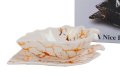 🍽️ Сервиз керамична чиния и купичка във формата на листо, снимка 1 - Сервизи - 43018258