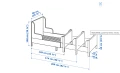 Разтегателно детско легло – почти ново!  BUSUNGE IKEA, снимка 2