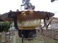 Продавам ретро висяща лампа от ковано желязо за кухня, механа.., снимка 5