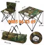 Комплект сгъваема маса с 4 стола за къмпинг, риболов, пикник  + транспортна чанта, снимка 2