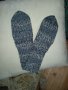 Ръчно плетени детски чорапи 75% вълна, снимка 2