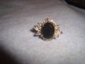 ПРЕКРАСЕН ФЛОРАЛЕН АР НУВО ПОСРЕБРЕН ПРЪСТЕН с ЮВЕЛИРНО ФАСЕТИРАН ГОЛЯМ МАРКАЗИТ и ЦИРКОНЧЕТА 70571, снимка 9