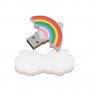 Флашка 32 гб във формата на Облак с дъга , USB флаш памет , снимка 3