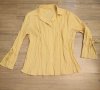 Жълта дамска риза, снимка 1 - Ризи - 43491757