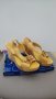 Дамски сандали на платформа от естествена кожа в цвят горчица, снимка 5