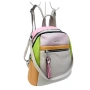 Компактна дамска раница с пъстър дизайн от еко материал, снимка 3