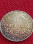 СРЕБЪРНА МОНЕТА 1 марка 1915г. Германска империя Вилхелм втори 86581, снимка 2