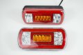 1 бр. Овал ЛЕД LED Неон диодни стопове стоп , 12V , MPK142 , снимка 2