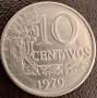 10 центаво 1970, Бразилия, снимка 1 - Нумизматика и бонистика - 44070975