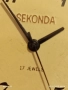Стар механичен часовник мъжки SECONDA USSR работи с позлата перфектно състояние 40114, снимка 6