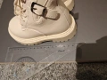 Нови детски боти 27 номер – бежови еко кожа, цип, снимка 6