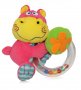 Бебешка плюшена дрънкалка Хипопотам с рингче / Lorelli Toys 