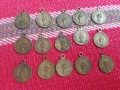 Монети за накит прочелник 15 бр, снимка 1