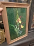 Картина върху стъкло дървена рамка, снимка 4