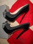 Christian Louboutin Asteroid 140 suede and patent-leather pumps, снимка 5