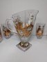 Комплект от оловен чешки кристал Бохемия , снимка 11
