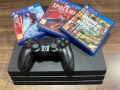 Sony PlayStation 4 Pro 1TB с 1 джойстик и 3 игри, снимка 2