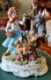 Capodimonte, Ester Bassano Прекрасна  ,порцеланова композиция - Червената шапчица и вълкът.  , снимка 1