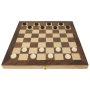 Шах и табла , Дървен, 35 см, Фигури 3.1 - 7 см (270768) Комплект 3 в 1 класически настолни игри - ша, снимка 3